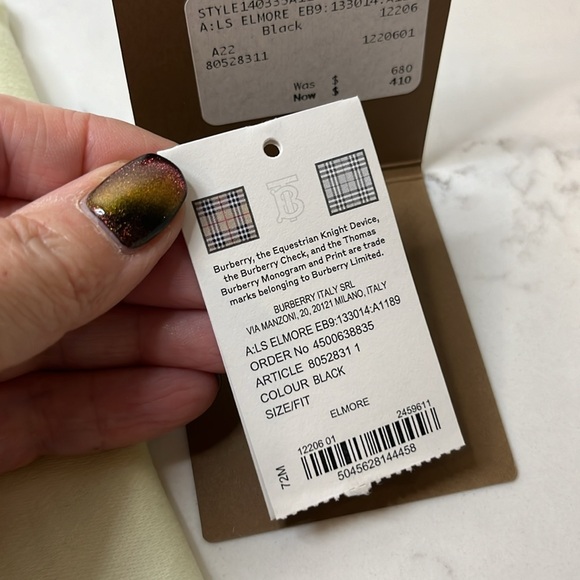 NWT Burberry Black Elmore Leather Zip Around Wallet - Picture 11 of 14